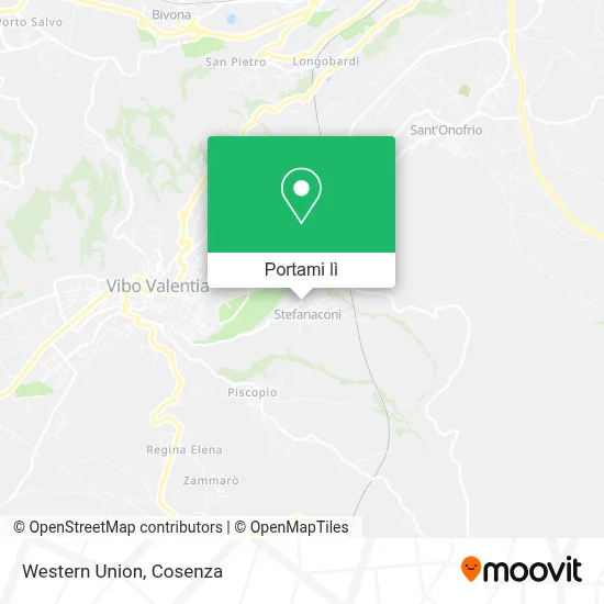 Mappa Western Union