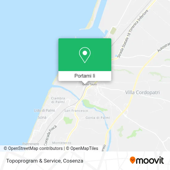 Mappa Topoprogram & Service