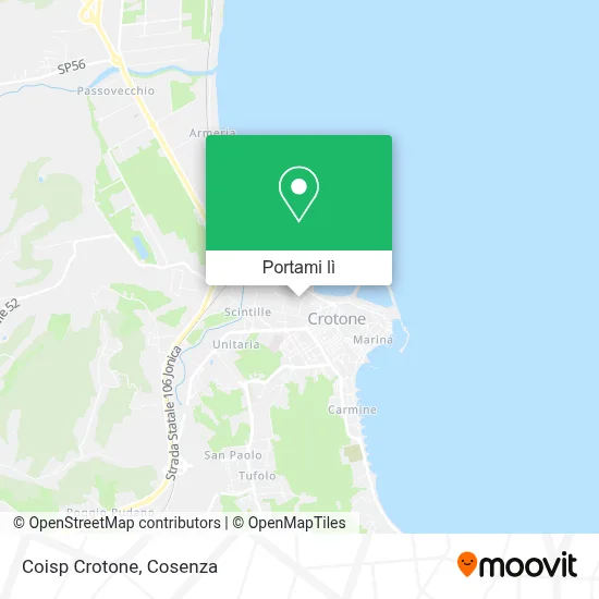Mappa Coisp Crotone