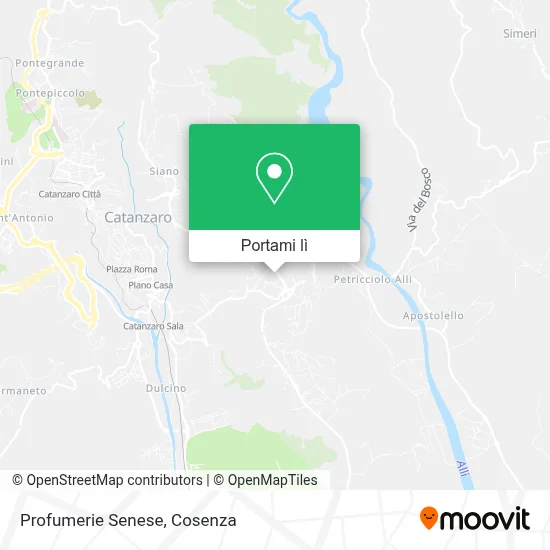 Mappa Profumerie Senese