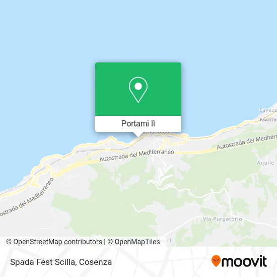 Mappa Spada Fest Scilla
