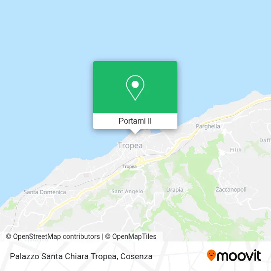 Mappa Palazzo Santa Chiara Tropea
