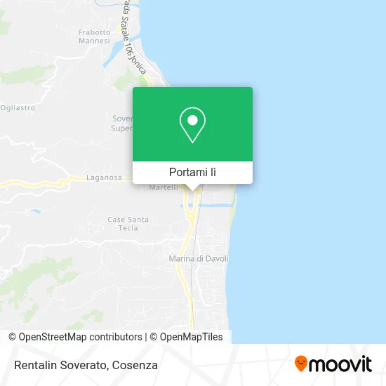 Mappa Rentalin Soverato