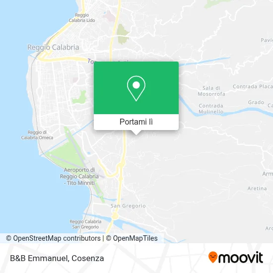 Mappa B&B Emmanuel