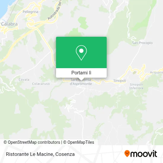 Mappa Ristorante Le Macine