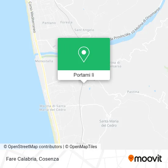 Mappa Fare Calabria
