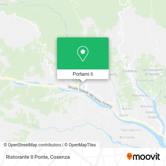 Mappa Ristorante Il Ponte