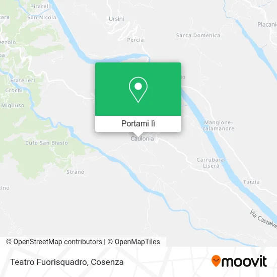 Mappa Teatro Fuorisquadro