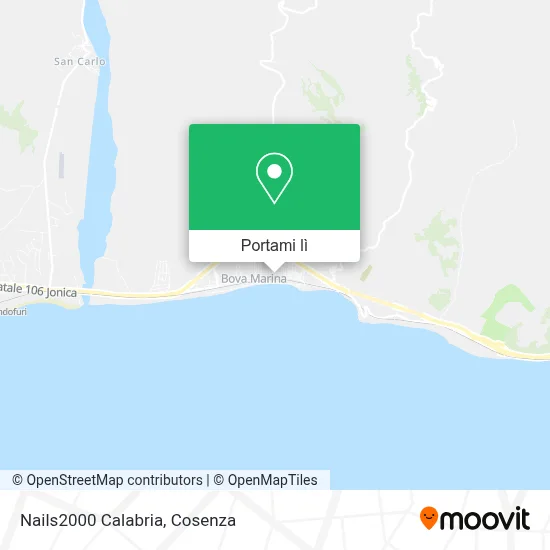 Mappa Nails2000 Calabria