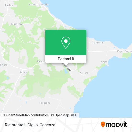 Mappa Ristorante Il Giglio