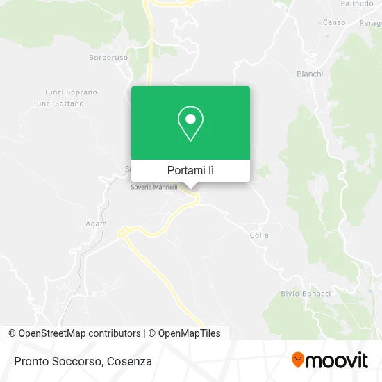Mappa Pronto Soccorso