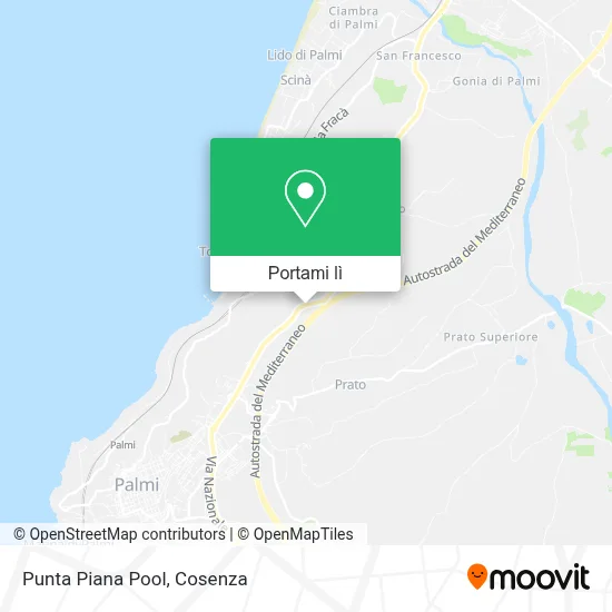 Mappa Punta Piana Pool