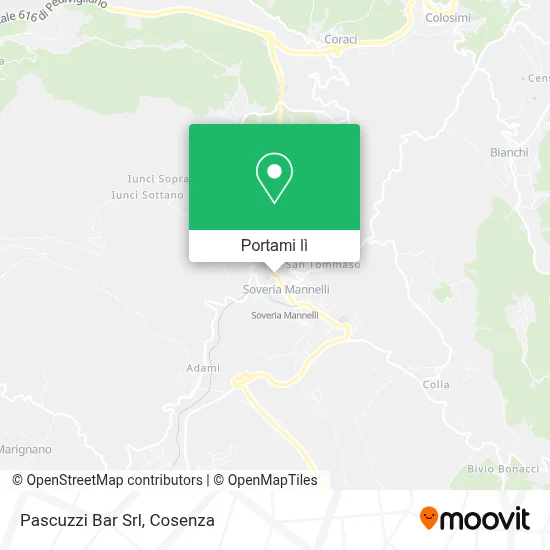 Mappa Pascuzzi Bar Srl
