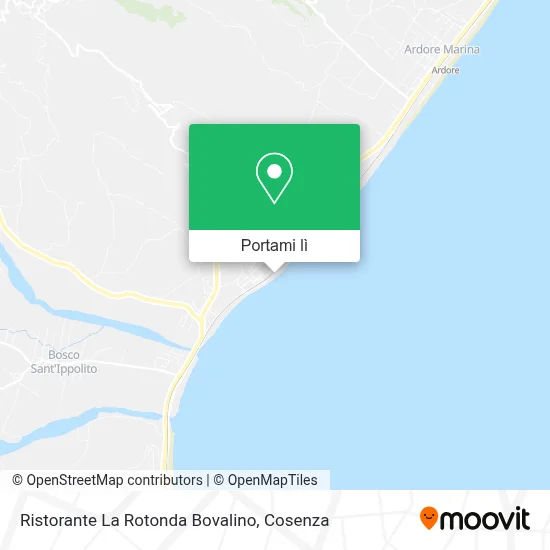 Mappa Ristorante La Rotonda Bovalino