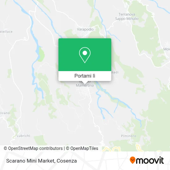 Mappa Scarano Mini Market