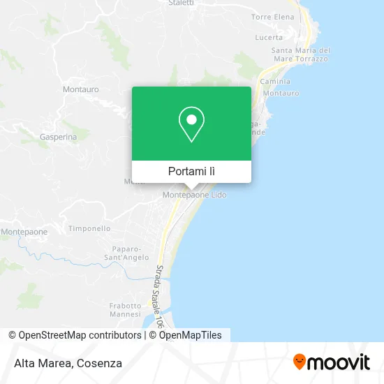 Mappa Alta Marea
