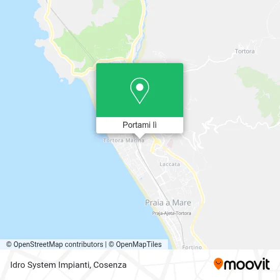 Mappa Idro System Impianti