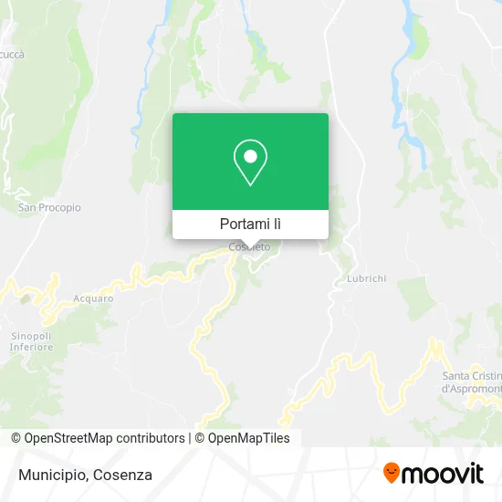 Mappa Municipio