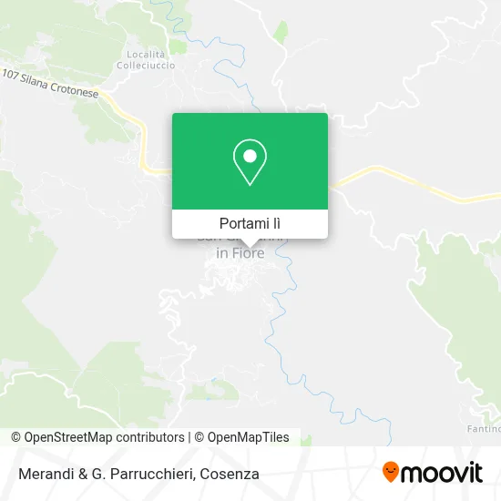 Mappa Merandi & G. Parrucchieri