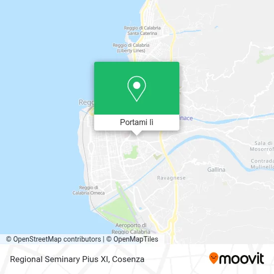 Mappa Regional Seminary Pius XI