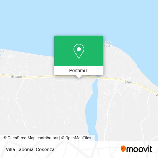 Mappa Villa Labonia