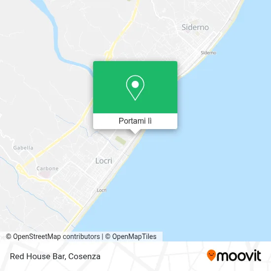 Mappa Red House Bar