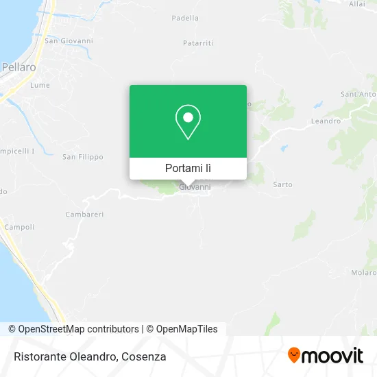 Mappa Ristorante Oleandro
