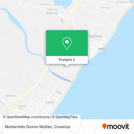 Mappa Multarredo Giomo Multari