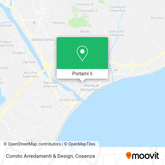 Mappa Comito Arredamenti & Design