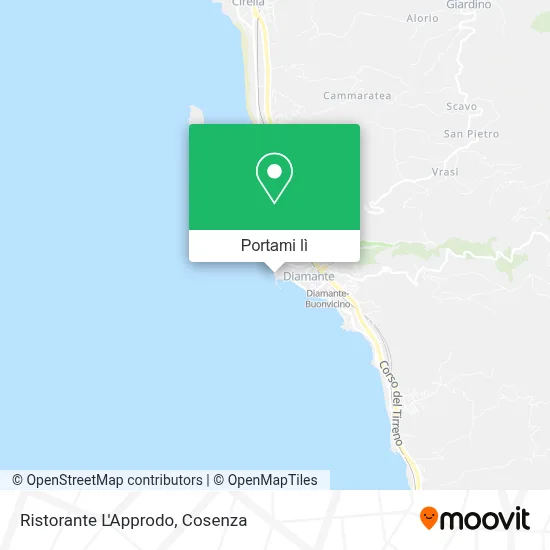 Mappa Ristorante L'Approdo