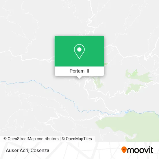 Mappa Auser Acri