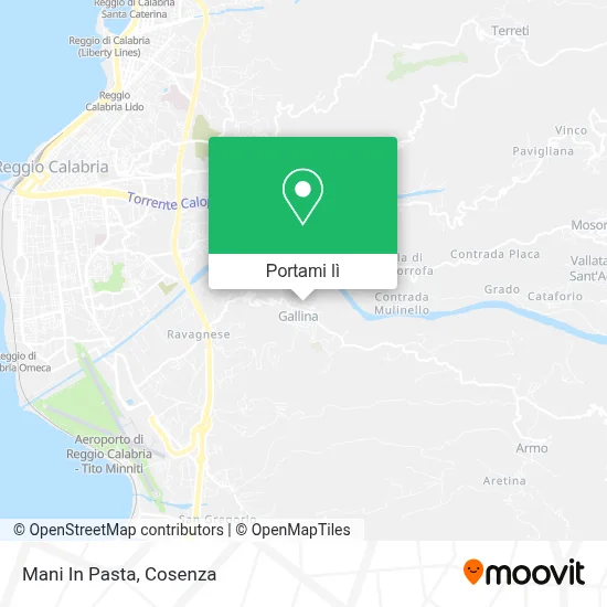 Mappa Mani In Pasta