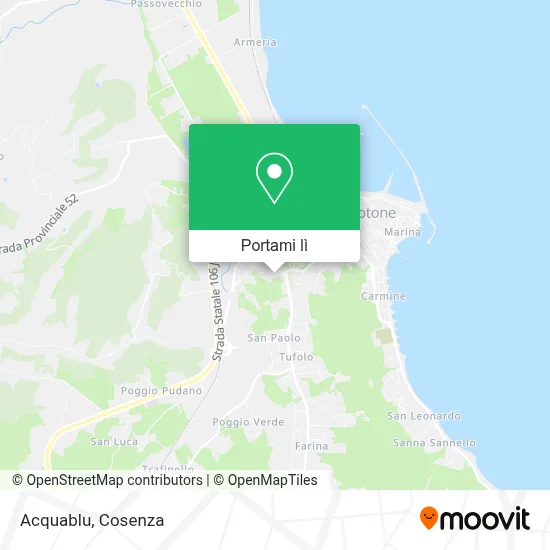 Mappa Acquablu