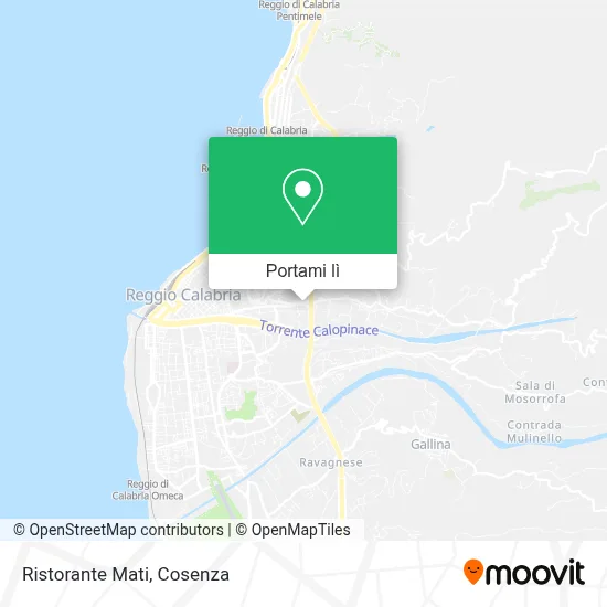 Mappa Ristorante Mati