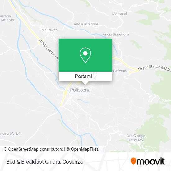 Mappa Bed & Breakfast Chiara