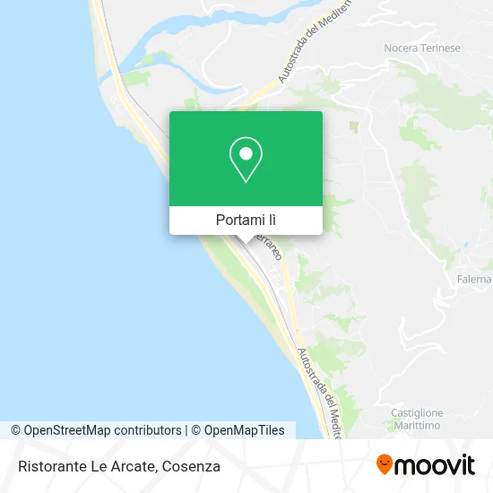 Mappa Ristorante Le Arcate