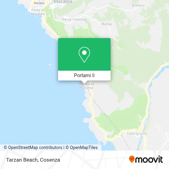 Mappa Tarzan Beach