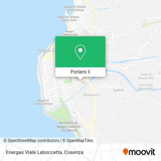 Mappa Energas Viale Laboccetta