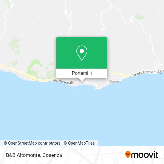 Mappa B&B Altomonte