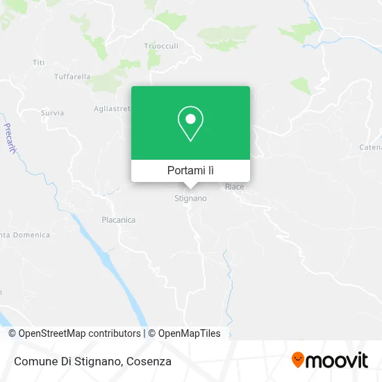 Mappa Comune Di Stignano