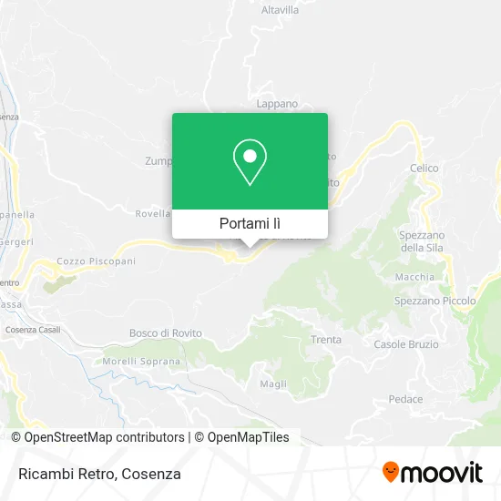Mappa Ricambi Retro