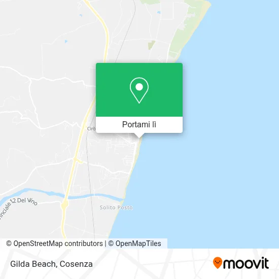 Mappa Gilda Beach