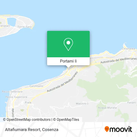 Mappa Altafiumara Resort