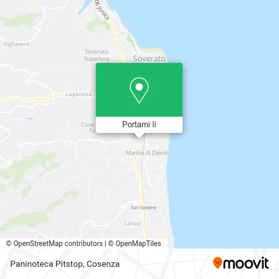Mappa Paninoteca Pitstop
