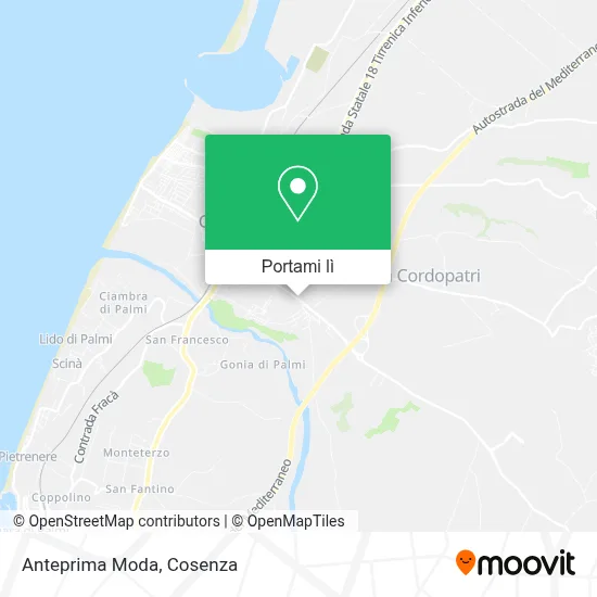 Mappa Anteprima Moda