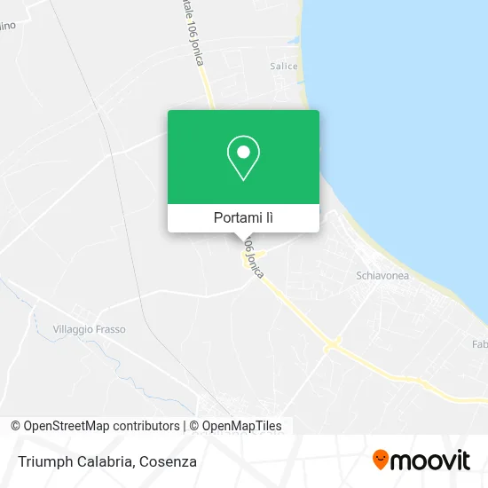 Mappa Triumph Calabria