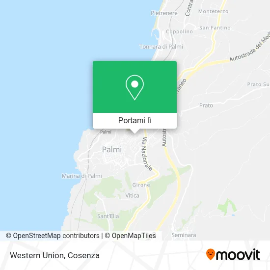Mappa Western Union