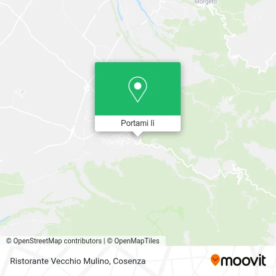 Mappa Ristorante Vecchio Mulino
