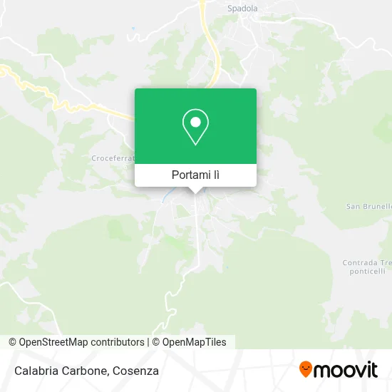 Mappa Calabria Carbone
