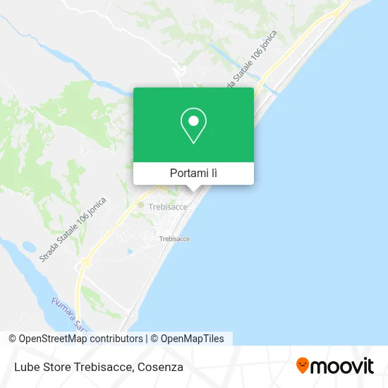 Mappa Lube Store Trebisacce